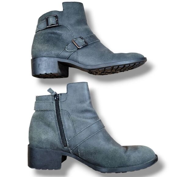 Cole Haan Boots Size 8.5 B Women's Cole Haan Rooney Short Boots Gray Ankle Boots - Picture 6 of 10
